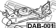 Фото 2 - Сайлентблок важеля FEBEST DAB-001 (DAB001)