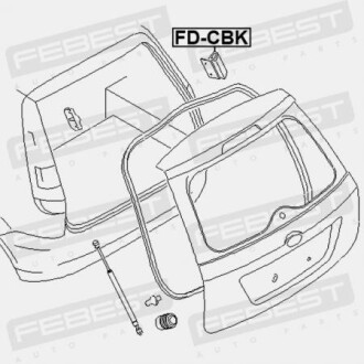 Фото 2 - Бампер FEBEST FDCBK