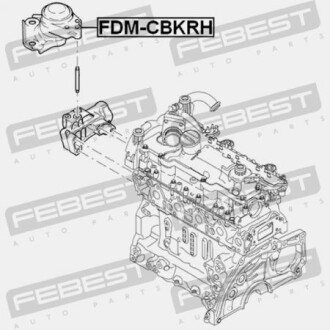 Фото 2 - Подушка двигателя FEBEST FDMCBKRH