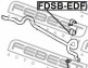 ВТУЛКА ПЕРЕДНЬОГО СТАБІЛІЗАТОРА D34 - (7T4Z5484B) FEBEST FDSB-EDF (фото 2)