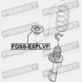 Фото 2 - Опора стойки амортизатора FEBEST FDSSEXPLVF