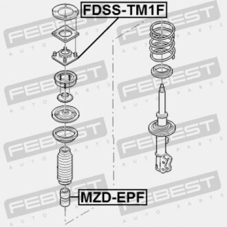 Фото 2 - Опора стойки амортизатора FEBEST FDSS-TM1F (FDSSTM1F)