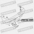 COVER BUMPER BRACKET REAR (BMW X5 E53 1999-2005) - (51128402327) FEBEST FECB-X5R (фото 2)