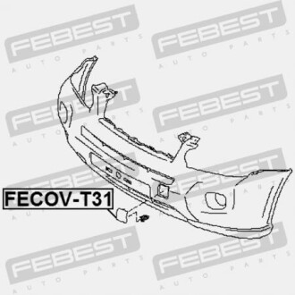 Фото 2 - Бампер FEBEST FECOVT31