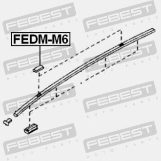 Фото 2 - Автозапчастина FEBEST FEDM-M6 (FEDMM6)