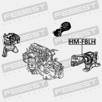 Фото 2 - Подушка двигателя FEBEST HMFBLH