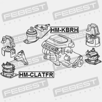 Фото 2 - Подушка двигуна FEBEST HMKBRH