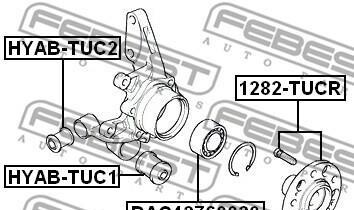 Фото 2 - Сайлентблок важеля FEBEST HYAB-TUC2 (HYABTUC2)