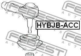 Фото 2 - Рулевая тяга FEBEST HYBJBACC