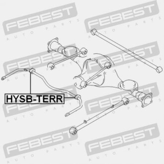 Фото 2 - Втулка стабілізатора FEBEST HYSB-TERR (HYSBTERR)