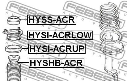 Фото 2 - Тарелка пружины FEBEST HYSIACRLOW