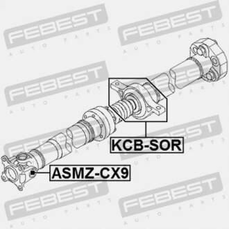 Фото 2 - Подшипник карданного вала FEBEST KCB-SOR (KCBSOR)