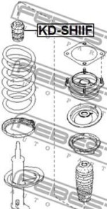 Фото 2 - Стійка амортизатору (амортизатор) FEBEST KDSH-IIF (KDSHIIF)
