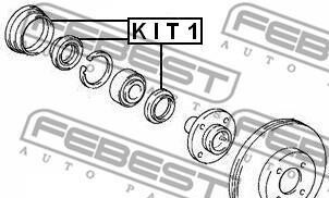 Фото 2 - Комплектующая ступицы FEBEST KIT1