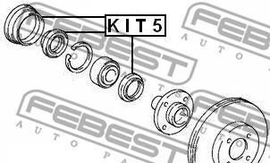 Фото 2 - Комплектуюча маточини FEBEST KIT5