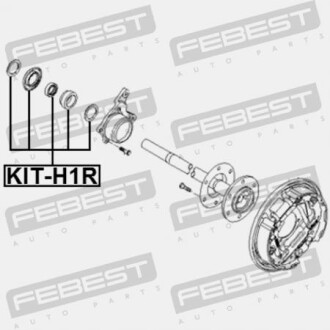 Фото 2 - Автозапчастина FEBEST KITH1R