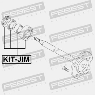 Фото 2 - Автозапчастина FEBEST KITJIM
