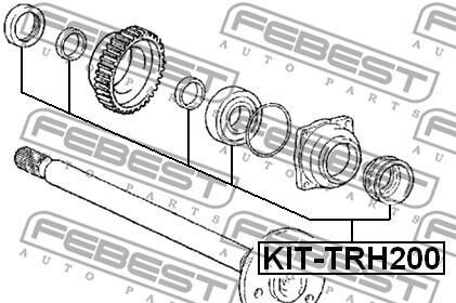 Фото 2 - Автозапчастина FEBEST KITT-RH200 (KITTRH200)
