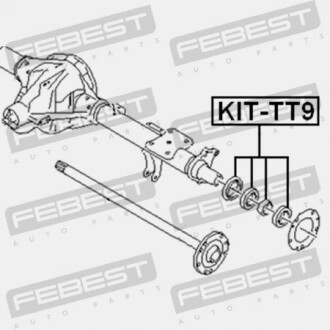 Фото 2 - Автозапчасть FEBEST KIT-TT9 (KITTT9)