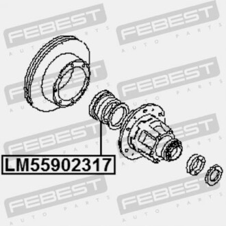 Фото 2 - Автозапчасть FEBEST LM55902317
