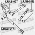 Сайлентблок заднього важеля Freelander 96-06 - (rgd000110, rgx101440, rgx101030) FEBEST LRAB027 (фото 2)