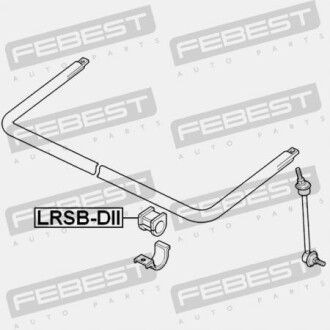 Фото 2 - Втулка стабилизатора FEBEST LRSBDII