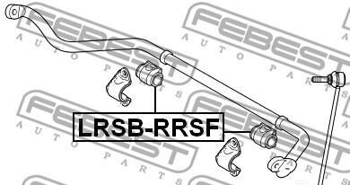 Фото 2 - Втулка стабілізатора FEBEST LRSB-RRSF (LRSBRRSF)