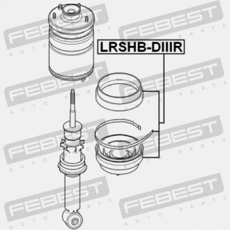 Фото 2 - Пыльник/отбойник FEBEST LRSHBDIIIR