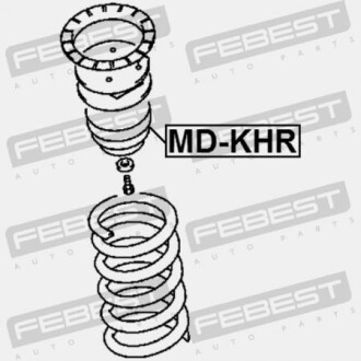 Фото 2 - Стойка амортизатору (амортизатор) FEBEST MD-KHR (MDKHR)