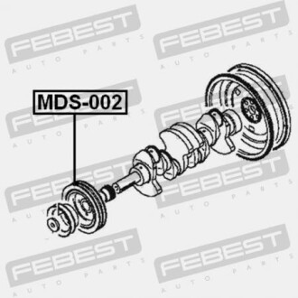 Фото 2 - Шків колінвалу / Демфер FEBEST MDS-002 (MDS002)