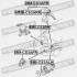 Сайлентблок задньої подушки двигуна - (a211001710, MR554541, MR554746) FEBEST MMBCS3ARR (фото 2)