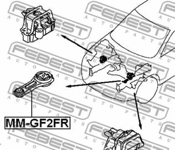 Фото 2 - Подушка двигуна FEBEST MMGF2FR