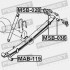 ВТУЛКА ЗАДНЕЙ РЕССОРЫ (MITSUBISHI PAJERO/MONTERO SPORT CHALLENGER K94W/K99W 1996-2006) - (mb111071, mb584531, mt111071long) FEBEST MSB-028 (фото 2)