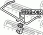 Втулка переднего стабилизатора d31 - (mb294604, ml103800) FEBEST MSB065 (фото 2)