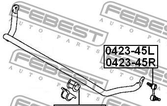 Фото 2 - Втулка стабилизатора FEBEST MSB0-94 (MSB094)