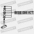 ВТУЛКА СТОЙКИ ПЕРЕДНЕГО СТАБИЛИЗАТОРА КОМПЛЕКТ - (mr296507, mr267643, mr151937) FEBEST MSB095KIT (фото 2)