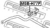 ВТУЛКА ПЕРЕДНЕГО СТАБИЛИЗАТОРА D23 (MITSUBISHI PAJERO PININ/IO H61W-H77W 1999-2005) - (mr455699) FEBEST MSB-H77F (фото 2)