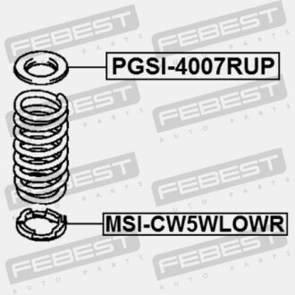 Фото 2 - Тарілка пружини FEBEST MSICW5WLOWR