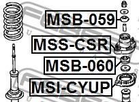 Фото 2 - Тарелка пружины FEBEST MSICYUP