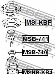 Фото 2 - Тарілка пружини FEBEST MSIKBF
