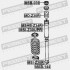 Проставка задней пружины верхняя mitsubishi colt z32az34az36az37az38az39a 2004-2012 - (mr594121) FEBEST MSIZ30UPR (фото 2)