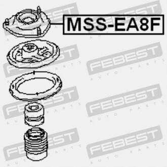 Фото 2 - Опора стійки амортизатора FEBEST MSS-EA8F (MSSEA8F)