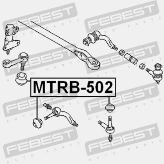 Фото 2 - Рульова тяга FEBEST MTRB-502 (MTRB502)