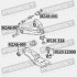 Сайлентблок переднього верхнього важеля - (s47P34710A, 54542HA001, 54542HA200) FEBEST MZAB087 (фото 2)