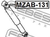 Фото 2 - Сайлентблок амортизатора FEBEST MZAB-131 (MZAB131)