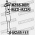 САЙЛЕНБЛОК ЗАДНЕГО АМОРТИЗАТОРА - (1305429, 1209075, 1327469) FEBEST MZAB141 (фото 2)