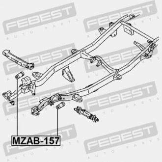 Фото 2 - Сайлентблок важеля FEBEST MZAB157