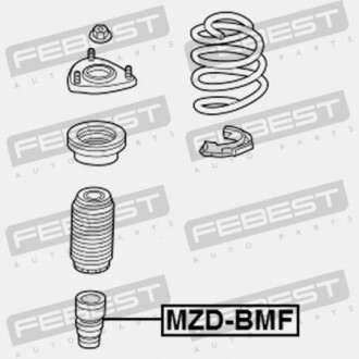 Фото 2 - Пыльник/отбойник FEBEST MZDBMF