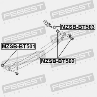 Фото 2 - Рессора FEBEST MZSBBT501