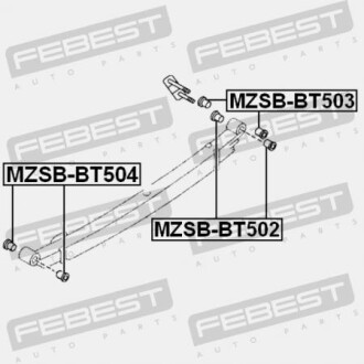 Фото 2 - Ресора FEBEST MZSBBT503